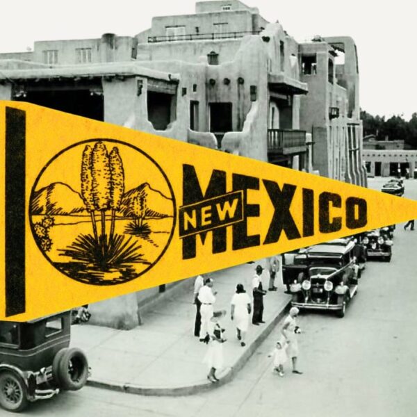 Product Image: Vintage New Mexico Pennant Framed