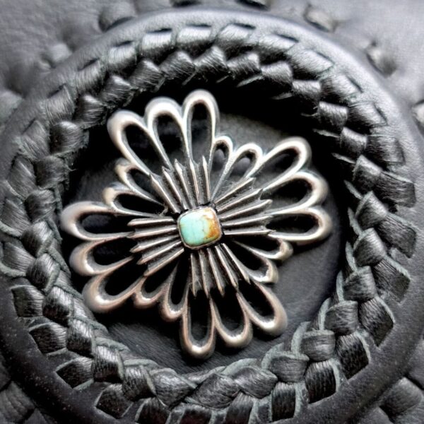 Product Image: Leather Crossbody Bag with 4 Directions Pin