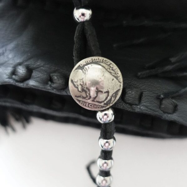 Product Image: Leather Crossbody Bag with 4 Directions Pin