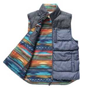 Product Image: Reversible Denim & Fleece Vest