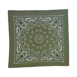 Product Image: 1990’S PAISLEY MADE IN USA OLIVE BANDANA