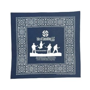 Product Image: 1990’S HAVAHANK MADE IN USA NAVY BANDANA