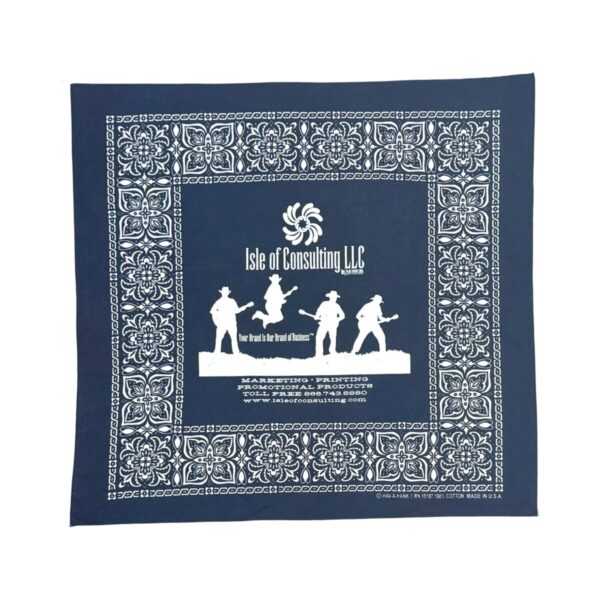 Product Image: 1990’S HAVAHANK MADE IN USA NAVY BANDANA
