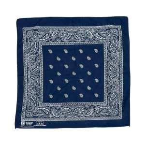 Product Image: 1990’S PARIS MADE IN USA SELVEDGE PRINTED BANDANA