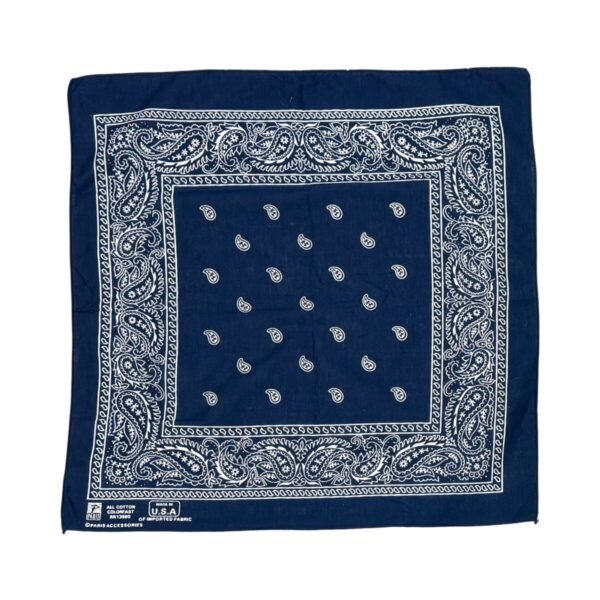 Product Image: 1990’S PARIS MADE IN USA SELVEDGE PRINTED BANDANA