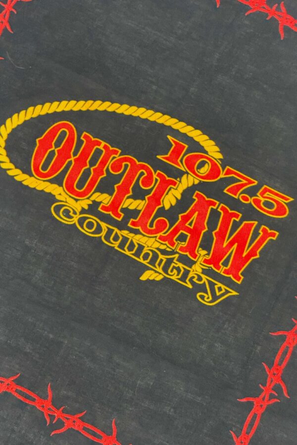 Product Image: 1990’S OUTLAW COUNTRY MADE IN USA PRINTED BANDANA