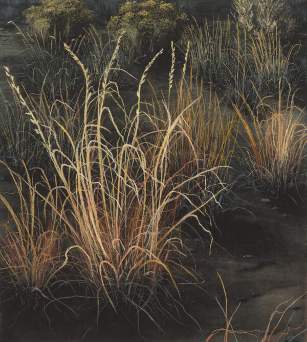 Product Image: “Adios Al Sol” Original Oilbase Monotype, Soft Paste and Charcoal