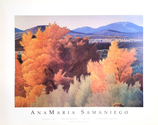 Product Image: “Algdones En Oro” Poster issued by Santa Fe County