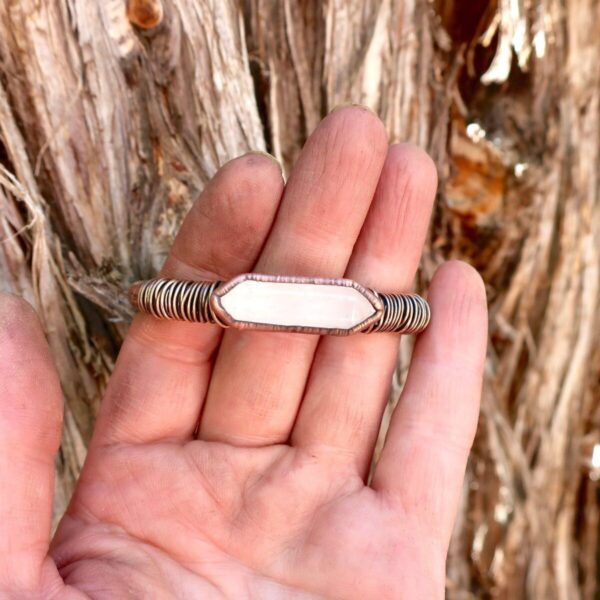Product Image: Healing Double Terminated Quartz Bracelet for Energy Amplification