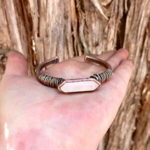 Product Image: Healing Double Terminated Quartz Bracelet for Energy Amplification
