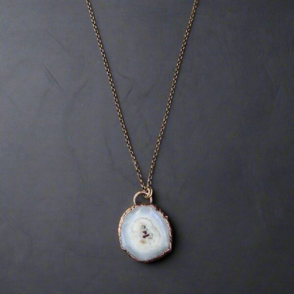 Product Image: Elegant Solar Quartz Necklace with Unique Artisan Design