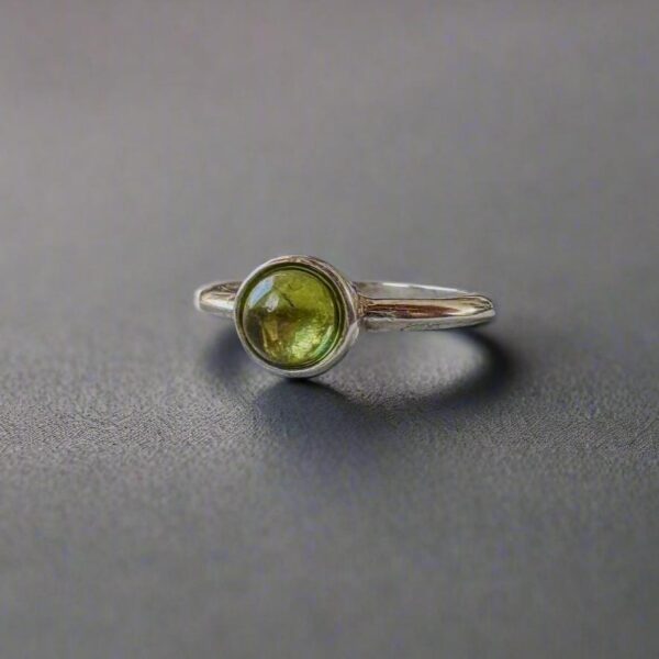 Product Image: One-of-a-Kind Peridot Ring Set in Sterling Silver Size 6
