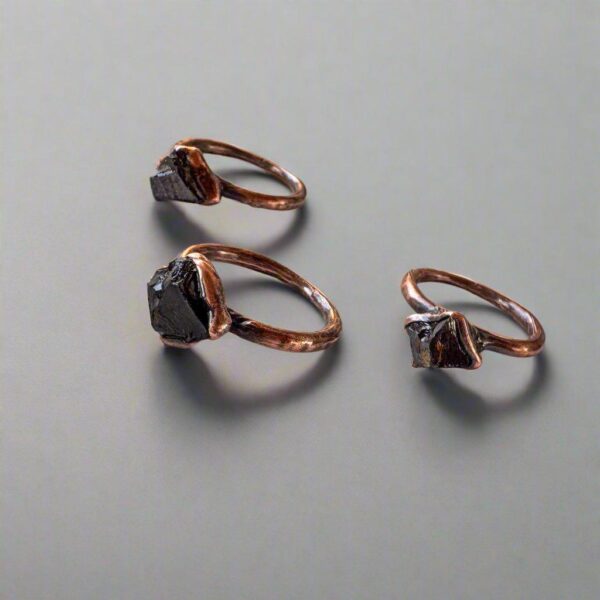 Product Image: Raw Elite Shungite Ring for Healing and Protection