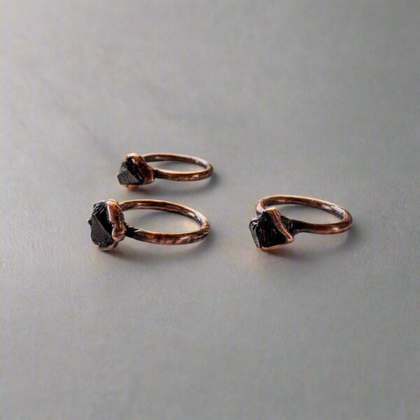 Product Image: Raw Elite Shungite Ring for Healing and Protection