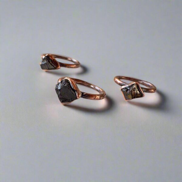 Product Image: Raw Elite Shungite Ring for Healing and Protection