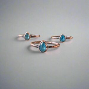 Product Image: Handmade London Blue Topaz Copper Ring for Clarity