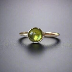 Product Image: One-of-a-Kind Peridot Ring Set in Sterling Silver Size 6