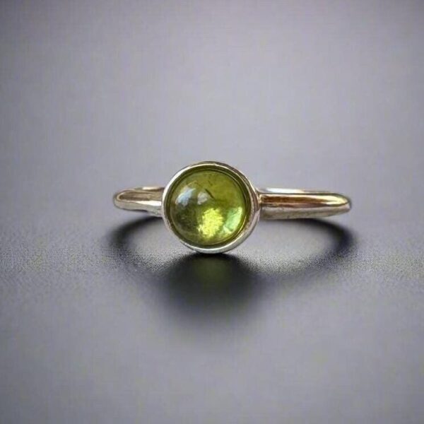 Product Image: One-of-a-Kind Peridot Ring Set in Sterling Silver Size 6
