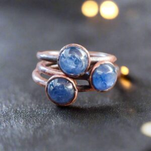 Product Image: Handmade Blue Kyanite Ring for Intuition and Tranquility