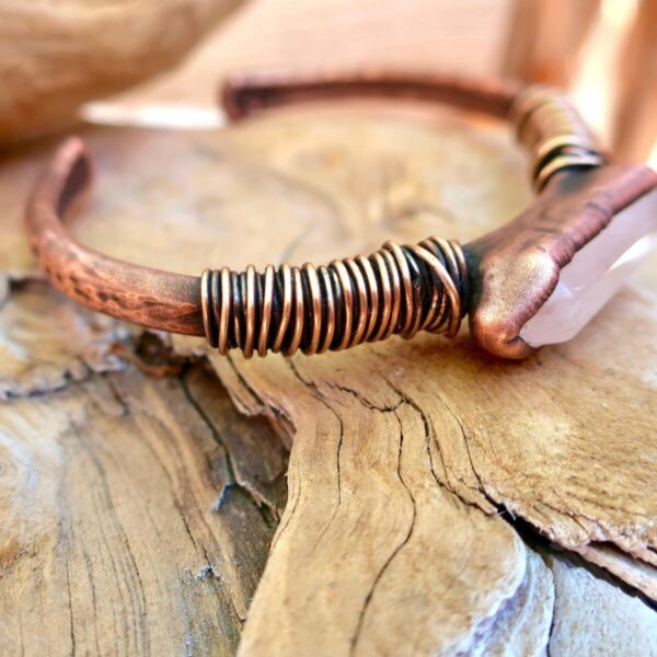 Product Image: Healing Double Terminated Quartz Bracelet for Energy Amplification