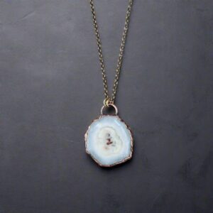 Product Image: Elegant Solar Quartz Necklace with Unique Artisan Design