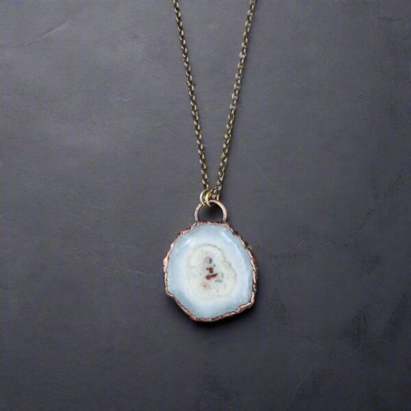 Product Image: Elegant Solar Quartz Necklace with Unique Artisan Design