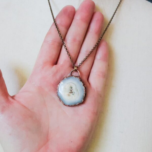 Product Image: Elegant Solar Quartz Necklace with Unique Artisan Design