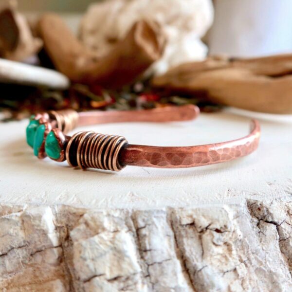 Product Image: Raw Sonoran Turquoise Cuff Bracelet for Solace for the Spirit