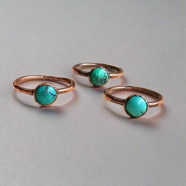 Product Image: Simple Turquoise Ring – Handmade December Birthstone Jewelry