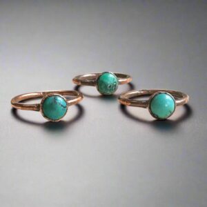 Product Image: Simple Turquoise Ring – Handmade December Birthstone Jewelry