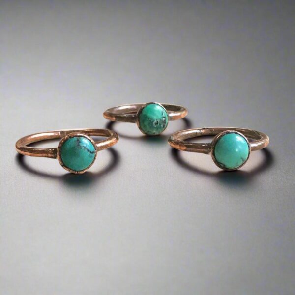 Product Image: Simple Turquoise Ring – Handmade December Birthstone Jewelry