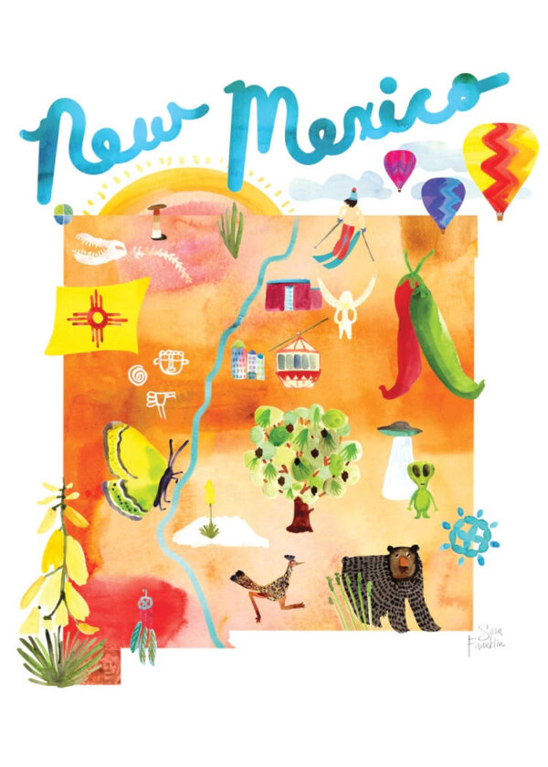 Product Image: New Mexico Water Color Card