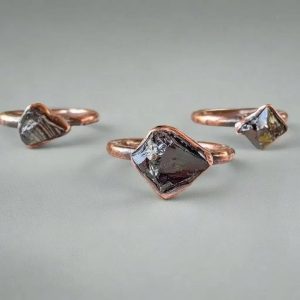 Product Image: Elite Shungite Ring Handcrafted Copper Talisman For Daily Grounding