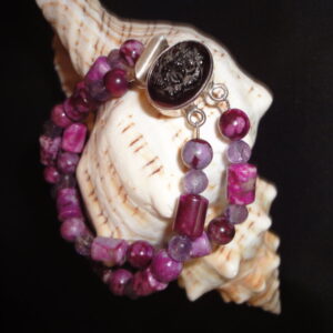 Product Image: Vintage Early 1900’s Purple-licious Button Bracelet