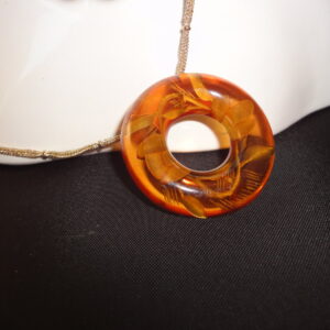 Product Image: Vintage Bakelite Circle Necklace
