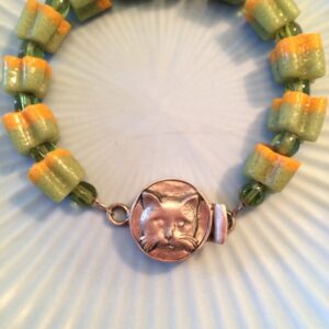 Product Image: Vintage 1940’s Vintage Cat Button Bracelet