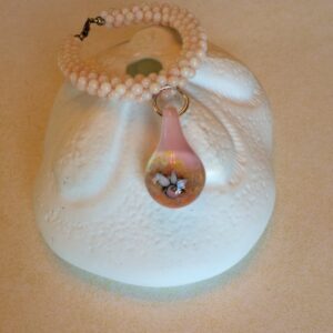 Product Image: Joyous Coral/Blown Glass Bracelet