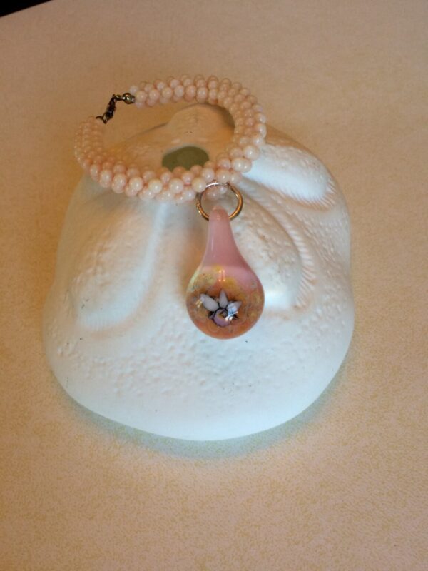 Product Image: Joyous Coral/Blown Glass Bracelet