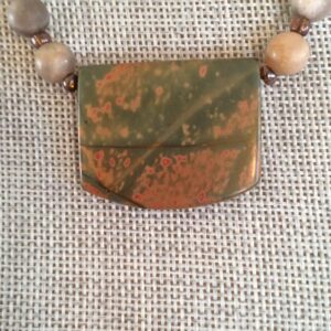 Product Image: Quiet Desert-Hued Jasper Pendant Necklace