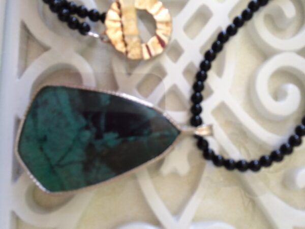 Product Image: Stunning Oval Turquoise Pendant Necklace