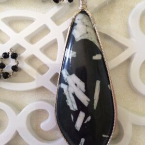 Product Image: Stunning Chinese Writing Stone Necklace Creation