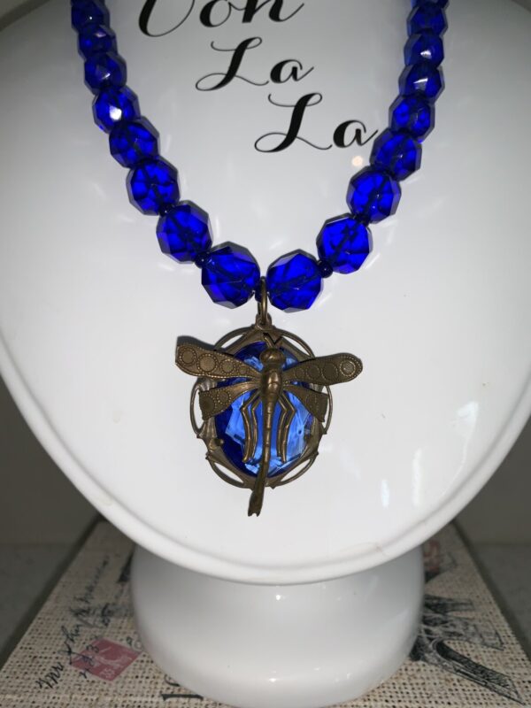 Product Image: Magnificent Vintage Dragonfly Pendant Necklace