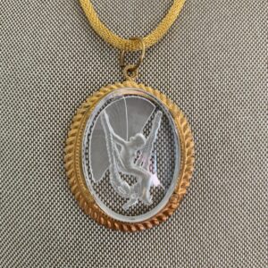 Product Image: Vintage Etched Glass Cameo Beauty