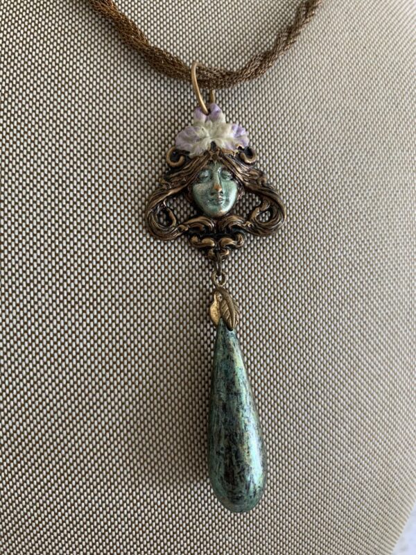 Product Image: Beautiful Vintage Hand-Painted Victorian Lady