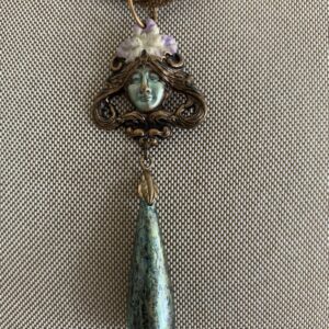 Product Image: Beautiful Vintage Hand-Painted Victorian Lady
