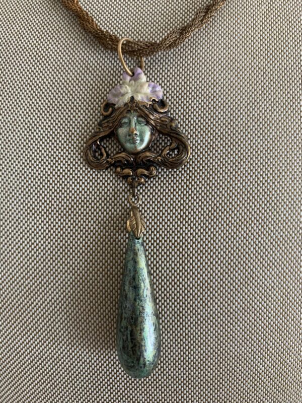 Product Image: Beautiful Vintage Hand-Painted Victorian Lady