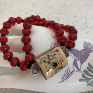 Product Image: Vintage 1930’s Chinese Pottery Chard Bracelet