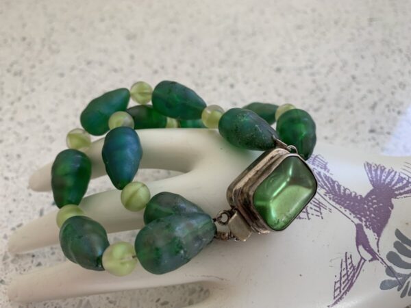 Product Image: Seaside Creation – Vintage Abalone Bracelet in Sterling