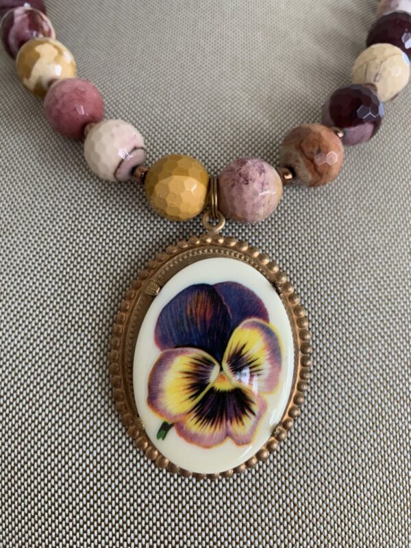 Product Image: Pretty as a Pansy 1940’s Vintage Necklace