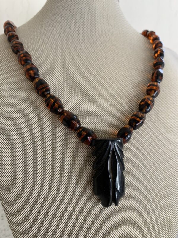 Product Image: Vintage Bakelite/Resin Necklace at its Best